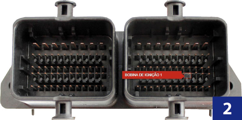 ECU REPAIR 3 – Terminal referente ao sinal de acionamento da bobina de ignição 1